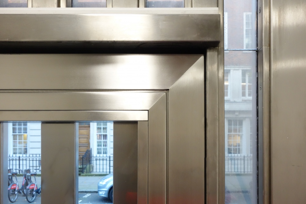 Stainless steel and glass doors for John Lewis and Partners, London